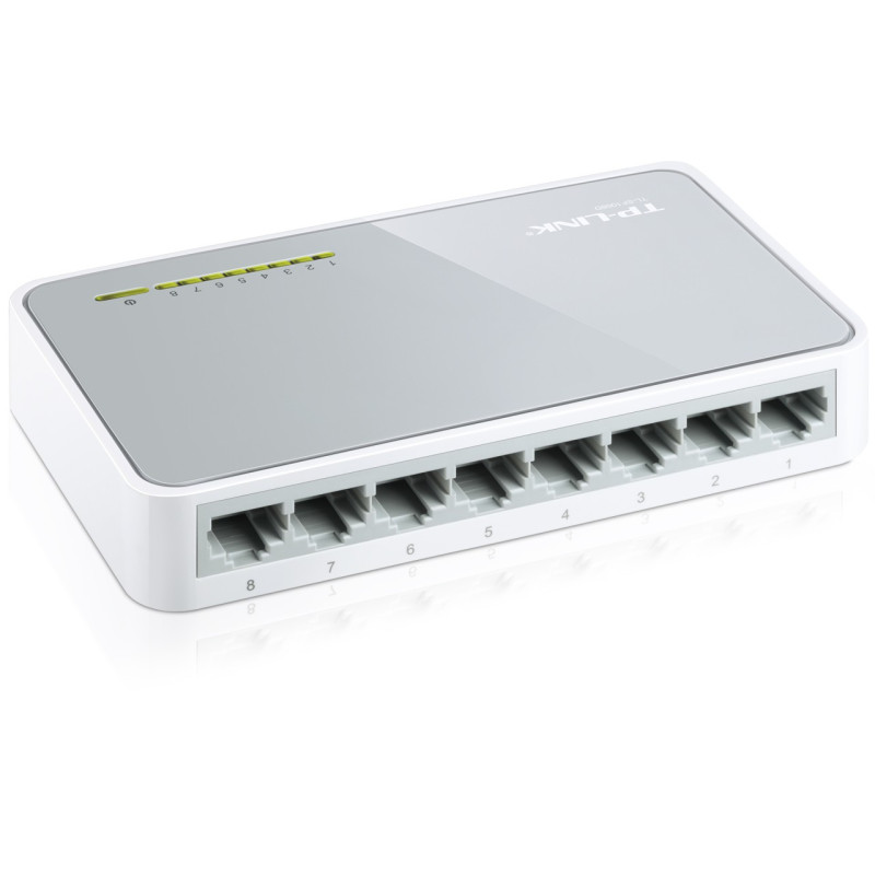 TP-LINK TL-SF1008D 8-Port 10/100Mbps Desktop Switch TP-LINK TL-SF1008D 8-Port 10/100Mbps Desktop Switch