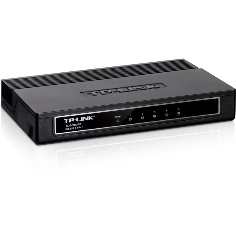TP-LINK TL-SG1005D 5-port Unmanaged Gigabit Desktop Switch TP-LINK TL-SG1005D 5-port Unmanaged Gigabit Desktop Switch