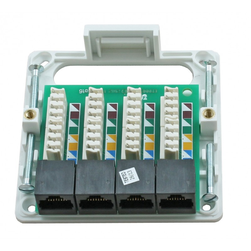 Cat5e CCS 4000 Series Tamper Proof Outlets Cat5e Modules and Wall Outlets