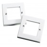 SingleGang CCS Flat Euro Style Faceplate