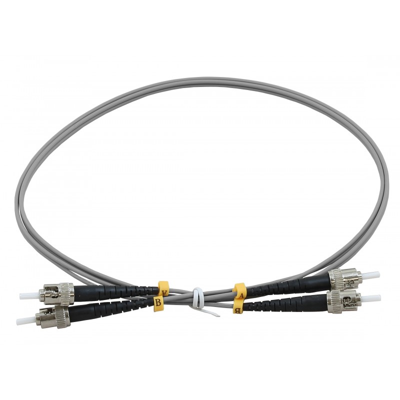 ST - ST Multimode Duplex Fibre Patch Leads ST - ST Multimode Duplex Fibre Patch Leads