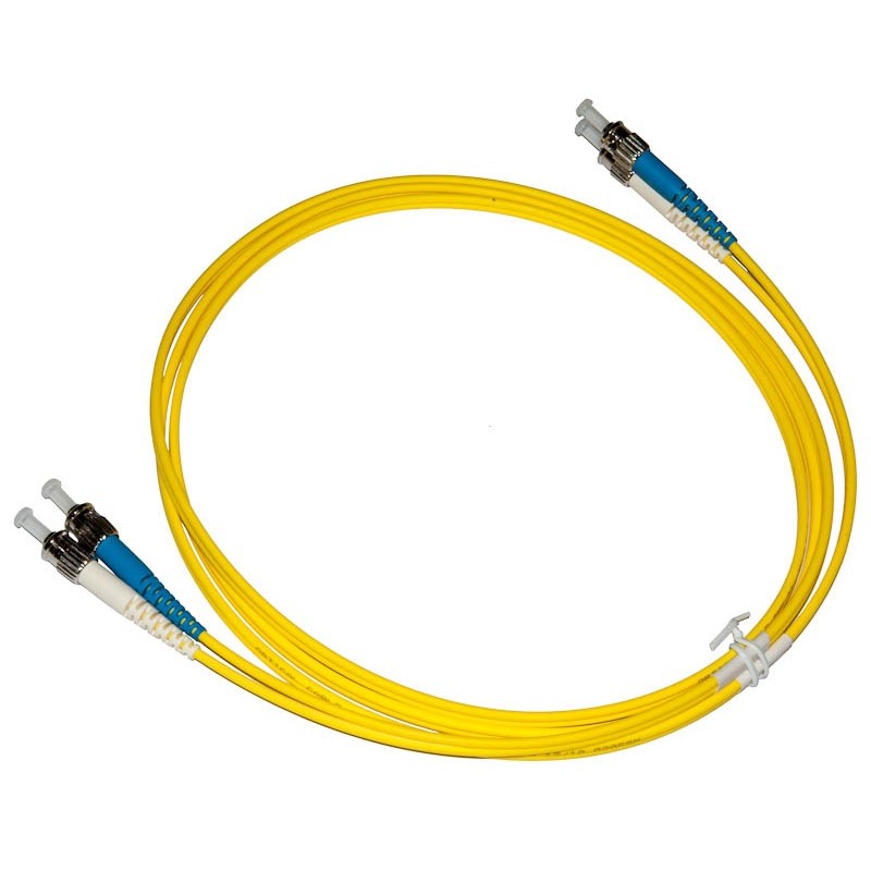 ST - ST Singlemode (9/125) Duplex Fibre Patch Lead