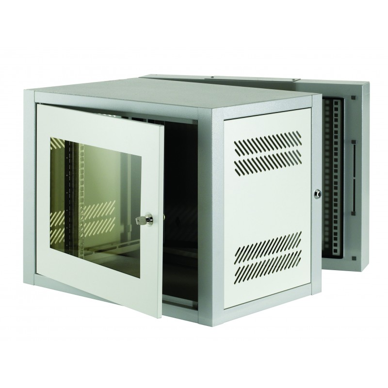 21u 500mm Deep 2 Part Wall Mounted Data Cabinet