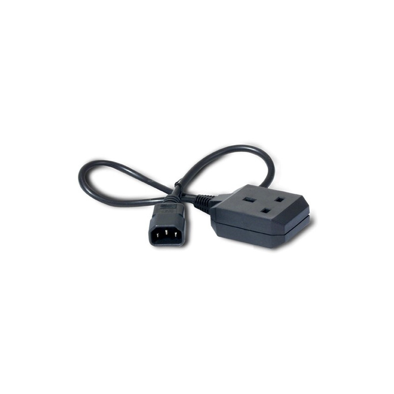 IEC C14 - BS1363 (UK) - 0.6m IEC C14 - BS1363 (UK) - 0.6m