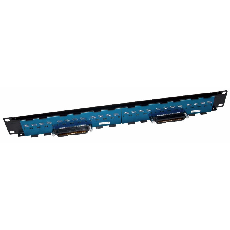 24 RJ45 to 2 50 Way Telco UTP Patch Panel 24 RJ45 to 2 50 Way Telco UTP Patch Panel