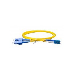 OS2 SM SC/PC-LC/PC Aqua Fibre Lead